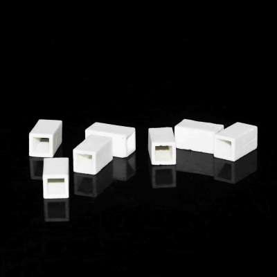 heat resistant Wear Resistance Tube Alumina ceramic co2 laser square ozone filter tube