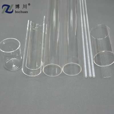 Heat Resistant Seal Quartz quartz tube for uv lamp