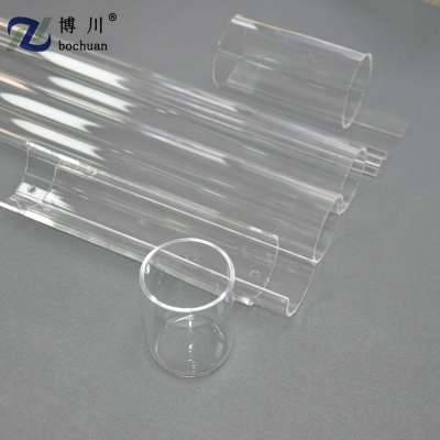 customized heat resistant quartz glass tube