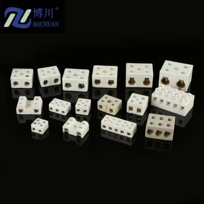 Cable Connecting White ceramic terminal block