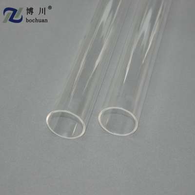 Heat Resistant Clear 100mm quartz glass tube