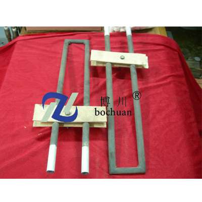 Single spiral SiC silicon carbide heater element