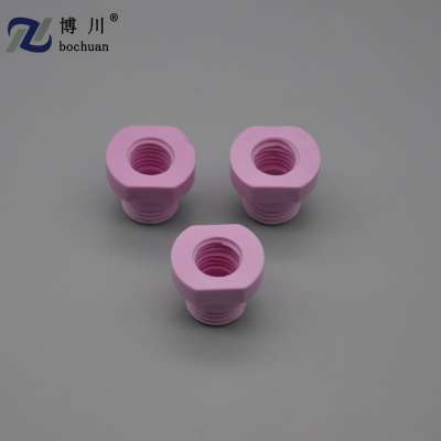 Ceramic parts eyelet guide for textile machinery