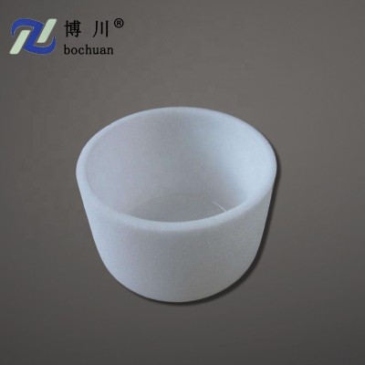 Fused silica melting dishes dishes  ceramic melting boat quartz crucible